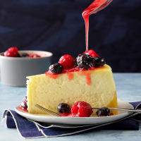 New York Cheesecake with Shortbread Crust Recipe: Ho… image