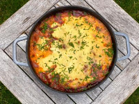 Moussaka on the Grill Recipe | Michael Symon - Food Network image