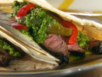 Flank Steak Fajitas Recipe | Sunny Anderson | Food Network image