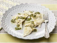 Four-Cheese Ravioli with Herb Pesto Recipe | Giada De ... image