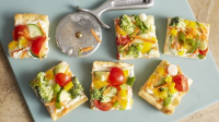 Vegetable Crescent Pizza Recipe - BettyCrocker.com image