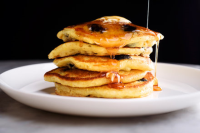 Cornmeal-Blueberry Pancakes Recipe - NYT Cooking image
