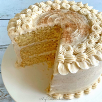Eggnog Cake- A Doctored Cake Mix | My ... - My Cake School image