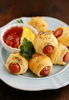 3-Ingredient Crescent Hot Dog Rollups - The Comfort of Cooki… image