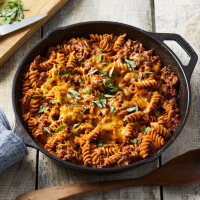 Ground Beef & Pasta Skillet Recipe | EatingWell image