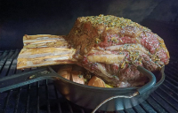 Roast pork with cider gravy recipe | BBC Good Food image