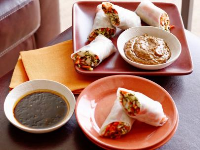 Fresh Vegetable Spring Rolls with Two Dipping Sauces ... image