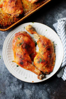 Best Baked Chicken Thighs - Crispy & Juicy! image