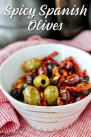 Spicy Spanish Olives | Karen's Kitchen Stories image
