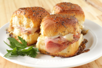 Sweet Ham and Swiss Sliders Recipe - Food.com image
