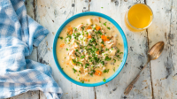 Easy Creamy Homemade Potato Soup - Inspired Taste image