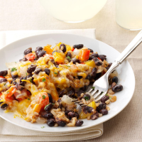 Chicken and White Bean Enchiladas with Creamy Salsa … image