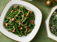 Green Beans with Smoked Ham Recipe - Food Network image