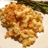 BAKED MAC AND CHEESE WITH RITZ CRACKER TOPPING RECIPES