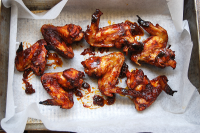 Oven-Barbecued Chicken Wings Recipe - Food.com image