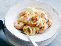 Shrimp Fettuccine Alfredo Recipe | Food Network Kitchen ... image