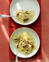 Quick Spaghetti Carbonara Recipe | Martha Stewart image