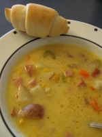 Crock Pot - Cheesy Ham Potato Soup Recipe - Food.com image