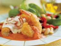 Elegant Shrimp Parmesan Recipe - Food Network image