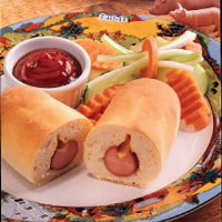 Pigs in a Blanket with Homemade Dough Recipe: Ho… image