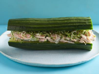 Breadless Cucumber Tuna Salad Sandwiches Recipe | Fo… image