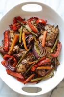 Balsamic Chicken with Roasted Vegetables Recipe image