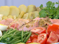 Roasted Salmon Nicoise Platter Recipe | Ina Garten | Food ... image