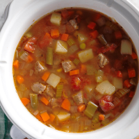 Slow-Cooker Vegetable Soup Recipe: How to Make It image