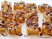 Peanut Butter Crispy Rice Treats Recipe | Food Network ... image