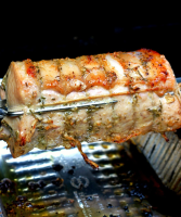 Rotisserie Pork Loin with Garlic, Rosemary, and Fennel ... image