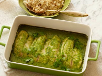 Baked Tilapia With Coconut-Cilantro Sauce - Food Network image