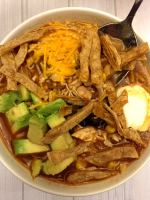 Easy Mexican Chicken Tortilla Soup Crock-Pot 5-Ingredient ... image