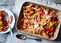 Chicken fajita pasta | Sainsbury's Recipes image