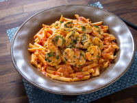 Pasta with Vodka Sauce and Shrimp Recipe | Rachael Ray ... image
