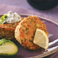 Baked Salmon Cakes Recipe: How to Make It - Taste of Home image