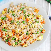 5-Ingredient Fried Rice with Egg Recipe - Home Cooking ... image