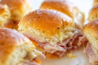 Ham and Cheese Sliders - i am baker image