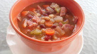 Super Leftover Spiral Ham and Bean Soup Recipe | Allrecipes image