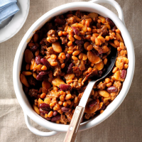 Three-Bean Baked Beans Recipe: How to Make It image