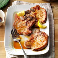 Pork Chops with Honey-Garlic Sauce Recipe: How to Make It image