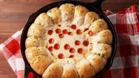 Best Garlic Bread Pizza Dip Recipe-How To Make Garlic ... image