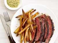 Steak Frites With Herb Mustard Recipe | Food Network ... image