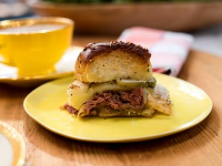 Baked Roast Beef and Provolone "Tea" Sliders on Everything ... image