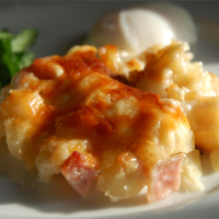 Cheesy Ham and Hash Brown Casserole Recipe | Allrecipes image
