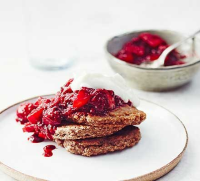 Oat pancakes recipe - BBC Good Food image