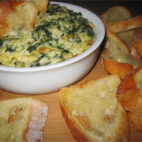 HOT SPINACH DIP WITH CREAM CHEESE AND SOUR CREAM RECIPES