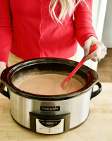 The Best Ever Crockpot Hot Chocolate - One Good Thing b… image