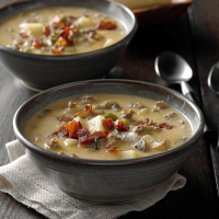 Cheeseburger Paradise Soup Recipe: How to Make It image