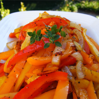 Caramelized Red Bell Peppers and Onions Recipe | Allrecipes image