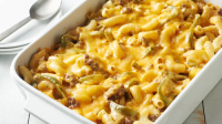 Lightened-Up Philly Cheese Steak Mac and Cheese Bake ... image